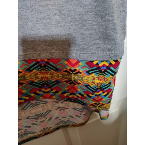 Lularoe Lot of 5 Top Shirt Size Large Short Sleeve Solid & Prints Pullover - Picture 14 of 14